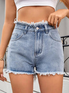 Premium denim shorts showcasing stylish wear for a modern and fashionable look