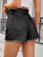 Premium denim shorts showcasing stylish wear for a modern and fashionable look