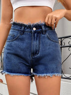 Premium denim shorts showcasing stylish wear for a modern and fashionable look