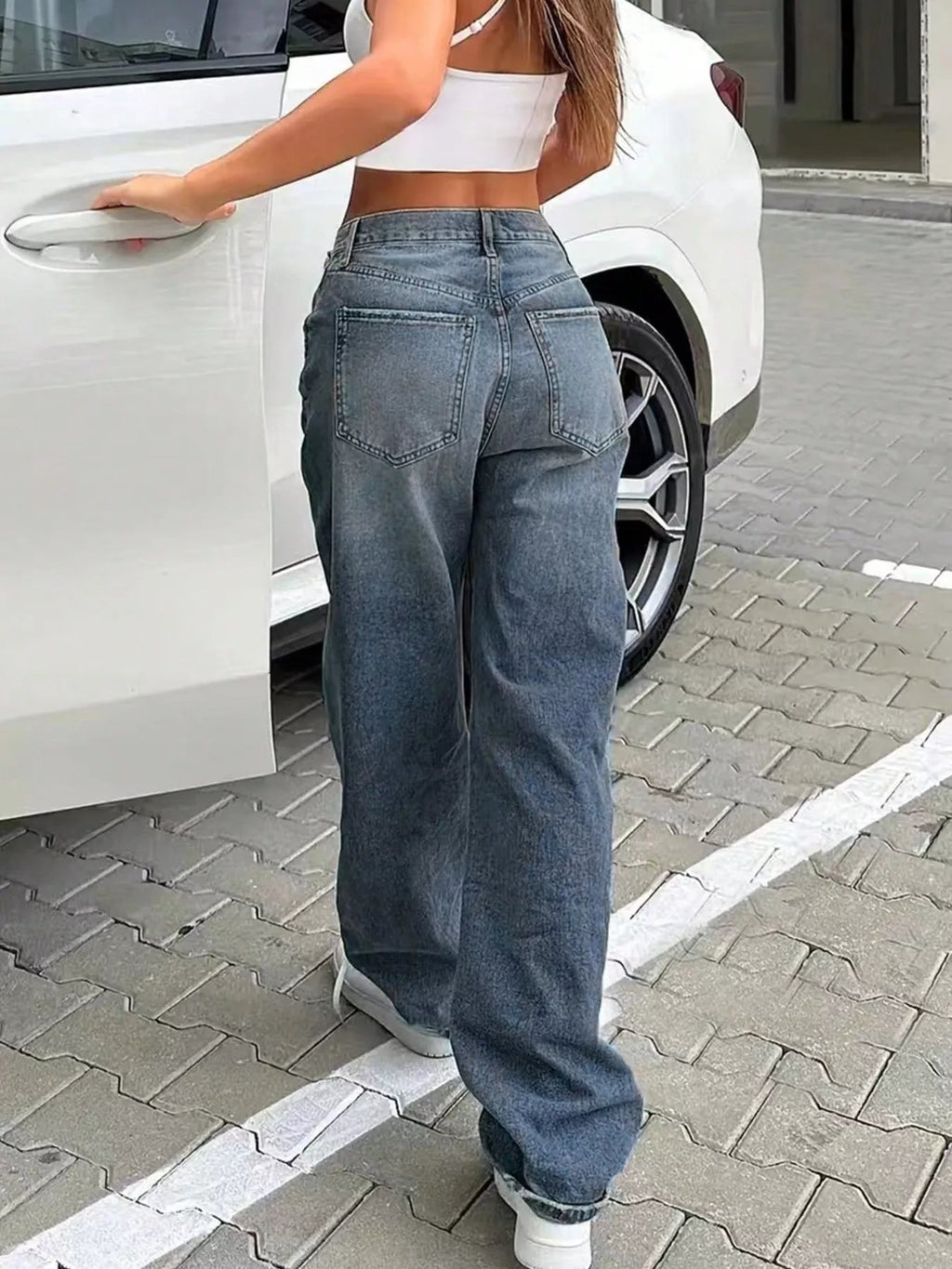 Wide leg jeans offering exceptional comfort and stylish fit, ideal for casual and formal wear.