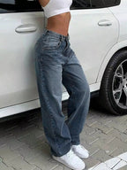 Wide leg jeans offering exceptional comfort and stylish fit, ideal for casual and formal wear.