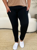 Wide waistband sports leggings provide comfort and support, perfect for active wear and stylish leggings