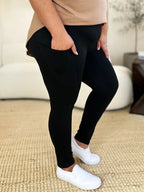 Wide waistband sports leggings provide comfort and support, perfect for active wear and stylish leggings
