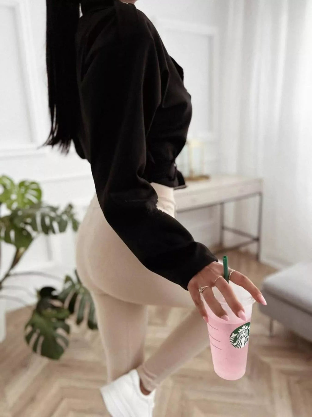 Zip Up Cropped Jacket.